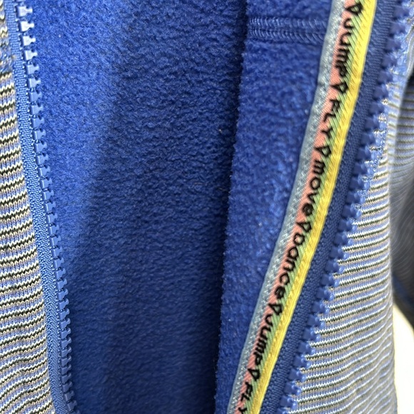 Ivivva Size 12 Girls Hoodie Full Zip Kids Lululemon Scuba Warm Sweater Blue Kid - Picture 8 of 8